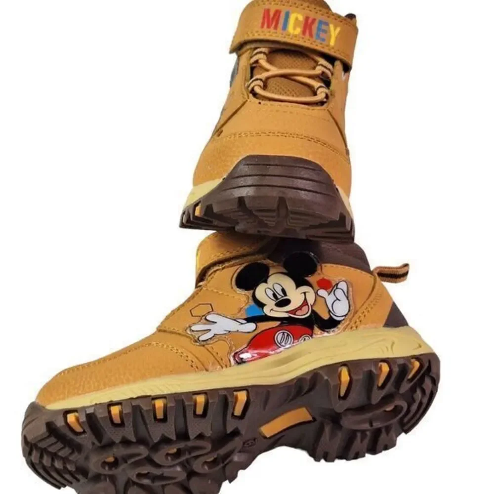 Mickey Shoes for‎ Children Size 6 (14 cen) Waterproof High Hiking Boot New